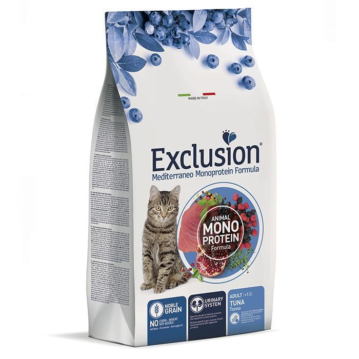 Корм сухой Exclusion Cat Tuna для взрослых кошек и кошек 300 г