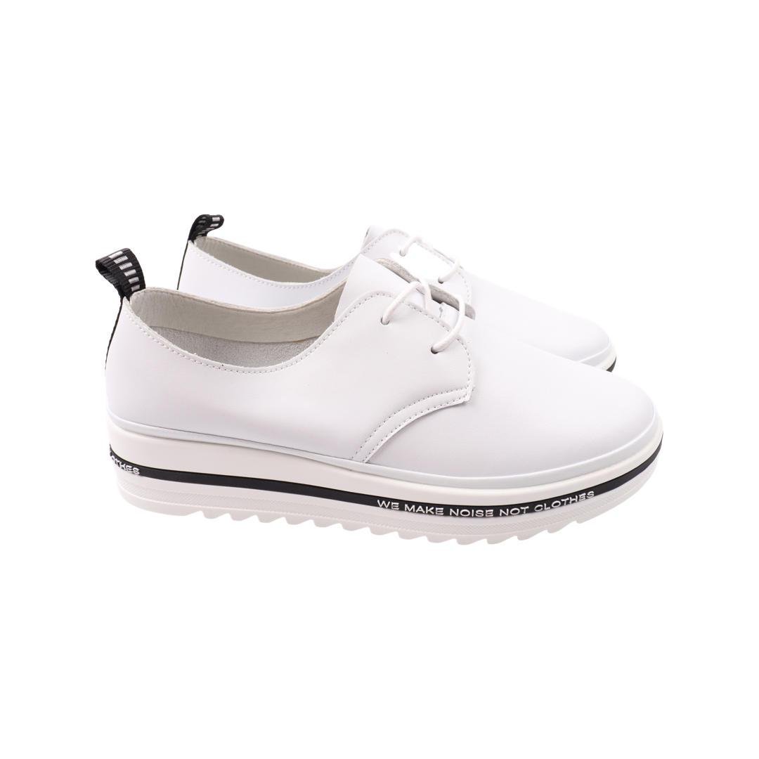 Кеди жіночі Renzoni зі шкіри Білий (701-22DTC 40)