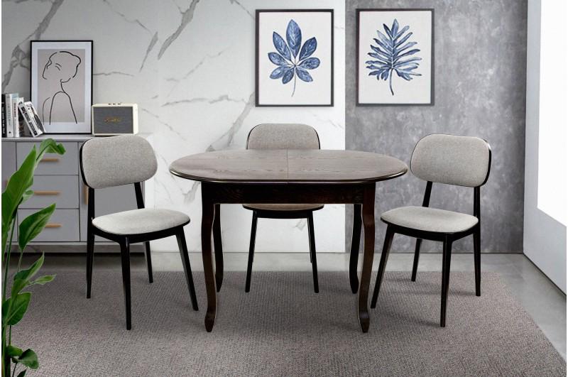 Стол-трансформер кухонный раскладной FARAON Венге/Шоколад (FRNVC-1147) - фото 4