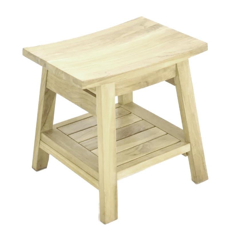 Табурет для ванной из дерева Масая Бланже (ТВН-009101)