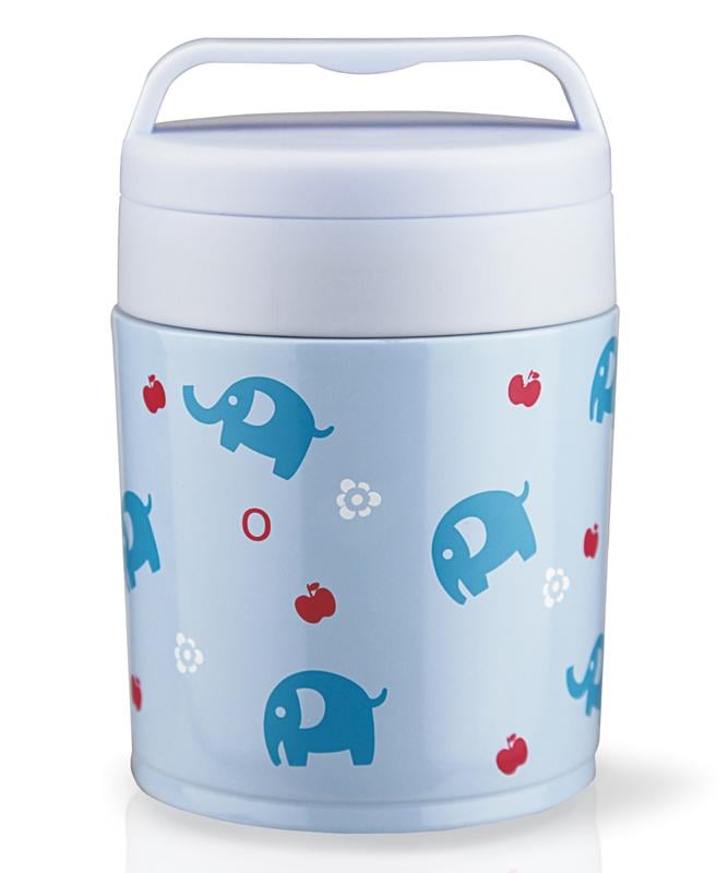 Термос пищевой Fissman Elephants 350 мл Голубой (FN-VA-9680)