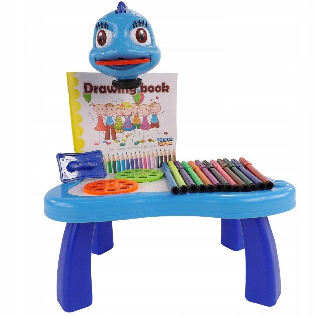 Столик для рисования с проектором 24 слайда и фломастерами 12 шт. (28524075)
