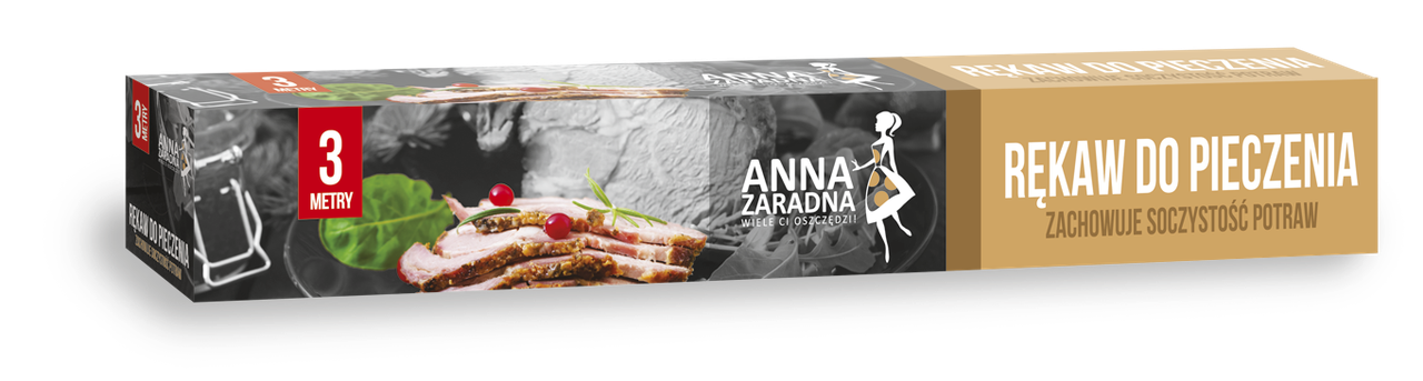 Рукав Anna Zaradna для запекания 3 м в коробке 1 шт.