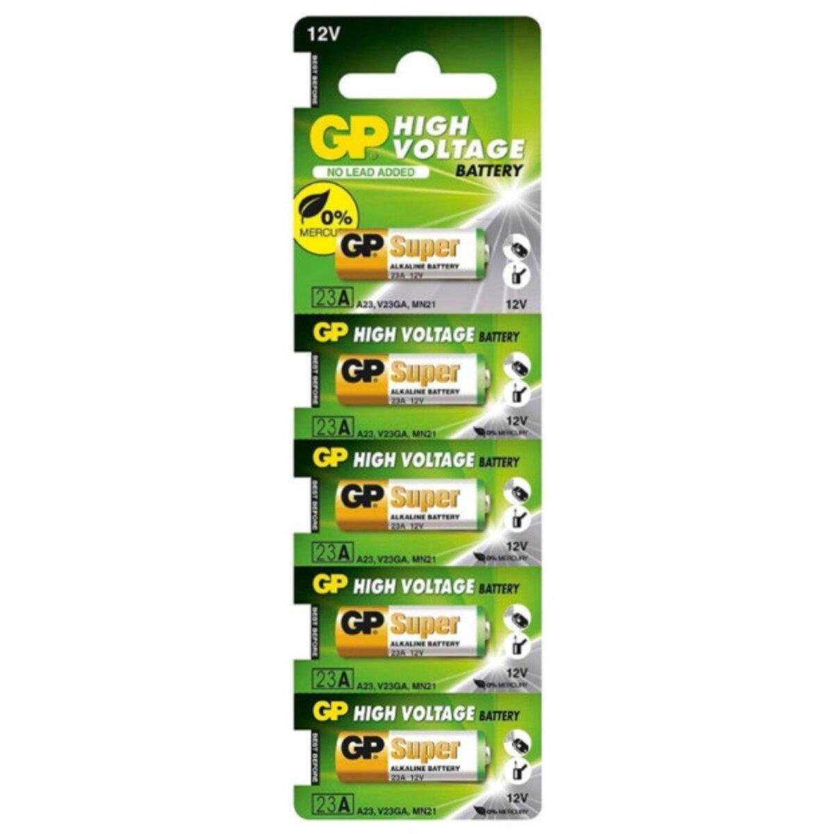 Батарейка GP 23A/MN21 Alkaline 12V 5 шт. (4891199042140) Батарейка GP 23A/MN21 Alkaline 12V 5 шт. (4891199042140)