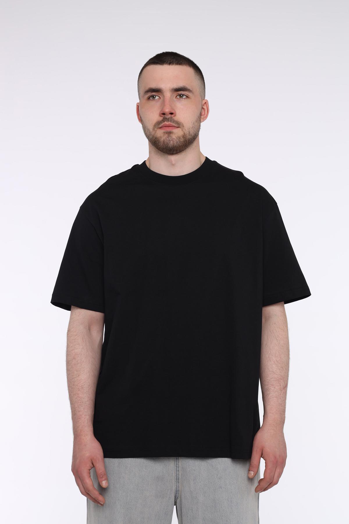 Футболка с коротким рукавом мужская Yuki ЦБ-00293447 р. 44 Черный (SKT001309565)