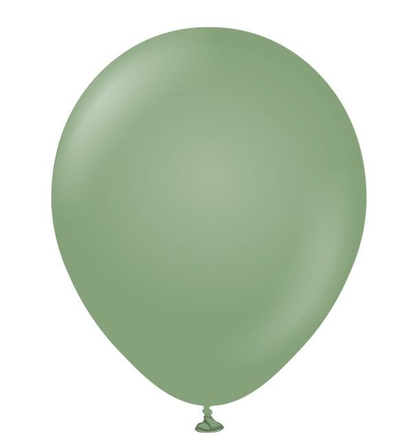 Воздушные шары Kalisan 30 см 10 шт. Эвкалипт пастель (415160)