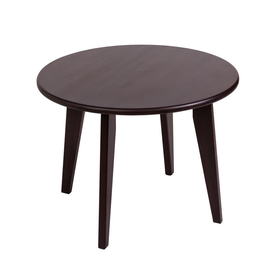 Журнальний стіл KROKWOOD Dresden 600x600x460 мм з буку Темний дуб