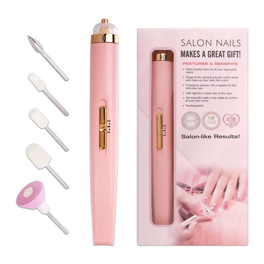 Фрейзер для манікюру Salon Nails портативний з 5-ма насадками (20551) - фото 6