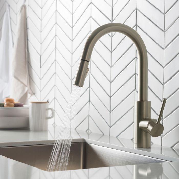 Смеситель для кухни Kraus KPF-2620SFS - фото 3 Смеситель для кухни Kraus KPF-2620SFS - фото 3