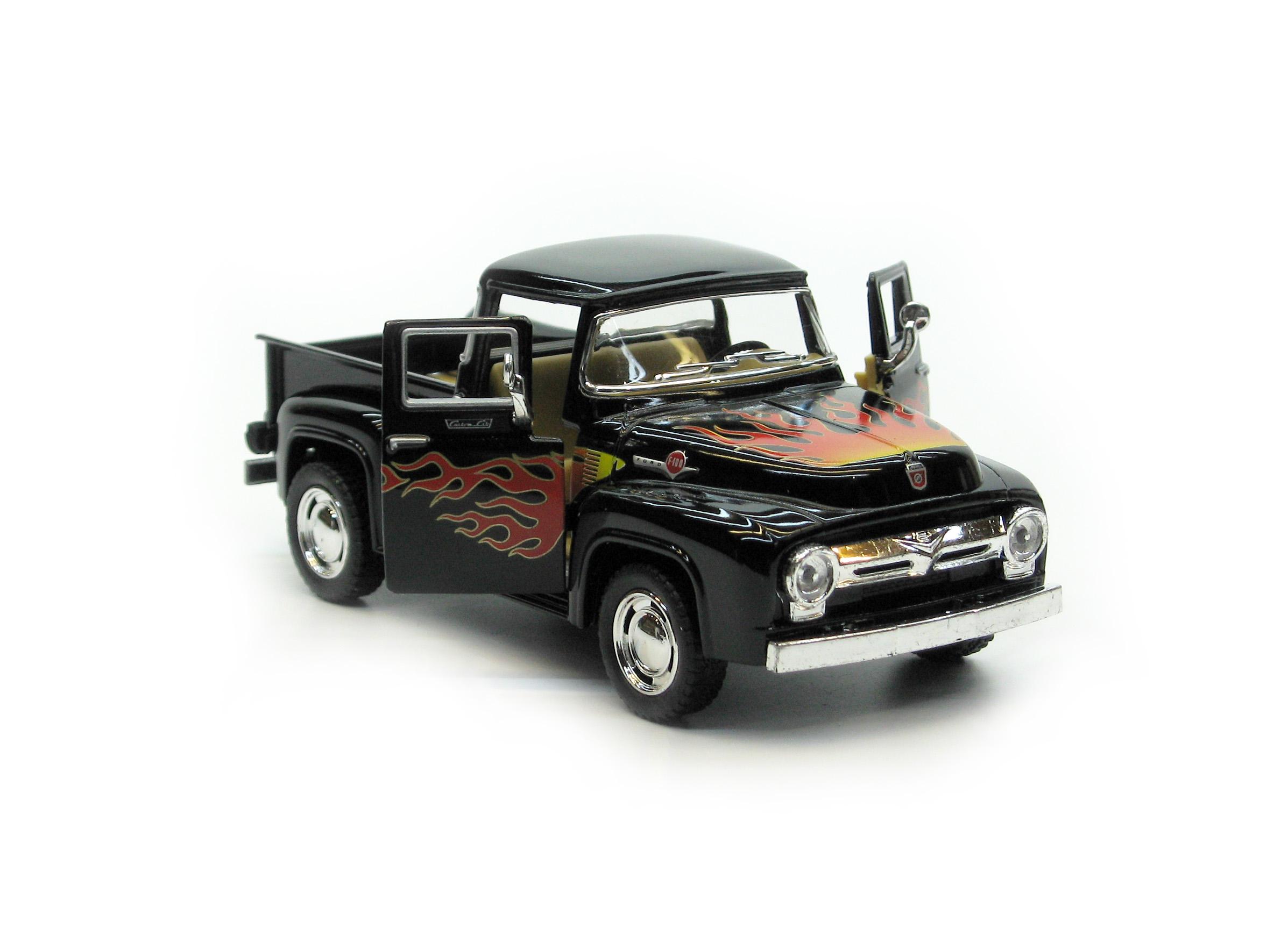 Машина металлическая KT5385F Ford F-100 Pickup with printing 1956 - фото 7 Машина металлическая KT5385F Ford F-100 Pickup with printing 1956 - фото 7