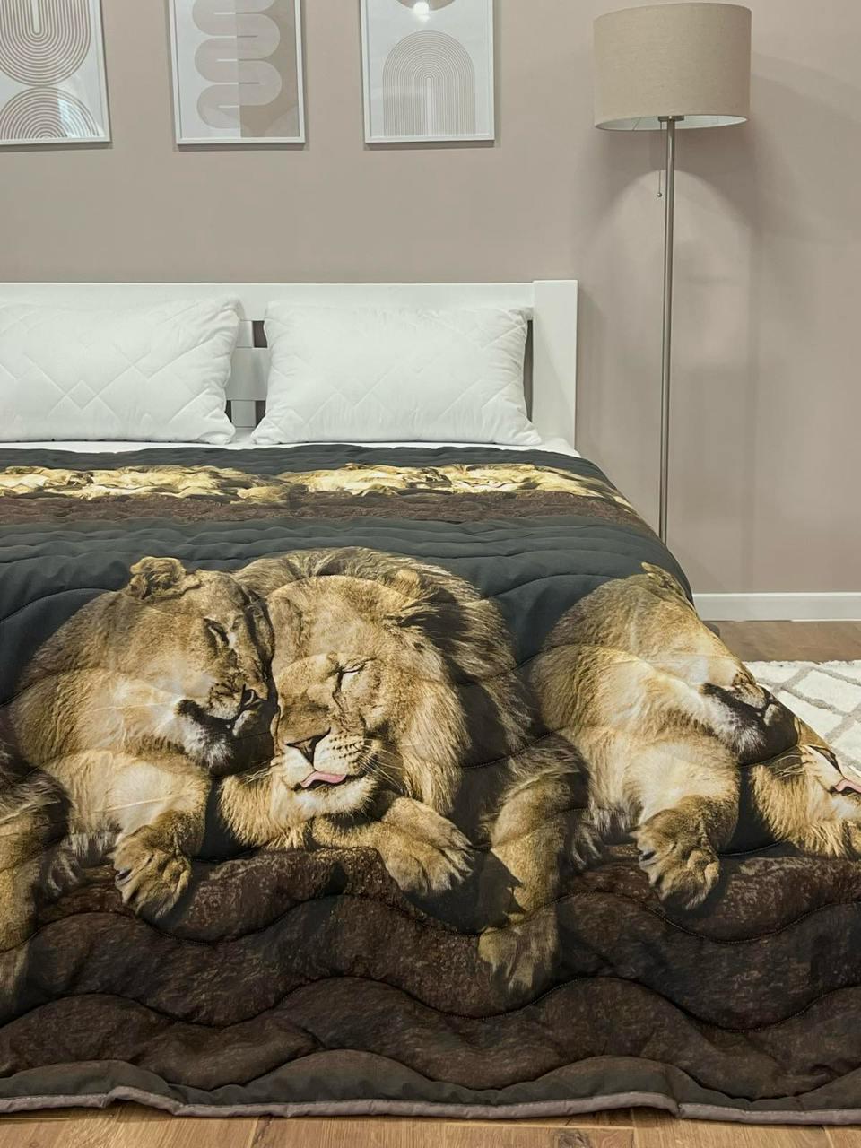 Ковдра літня двостороння з малюнком двоспальна 180x210 см Шоколадна - фото 5 Ковдра літня двостороння з малюнком двоспальна 180x210 см Шоколадна - фото 5