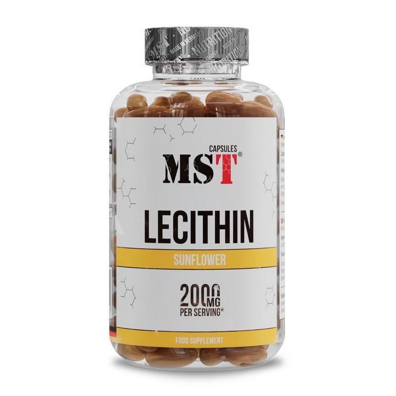 Лецитин соняшниковий без сої MST Sunflower Lecithin 2000 mg 90 капс.
