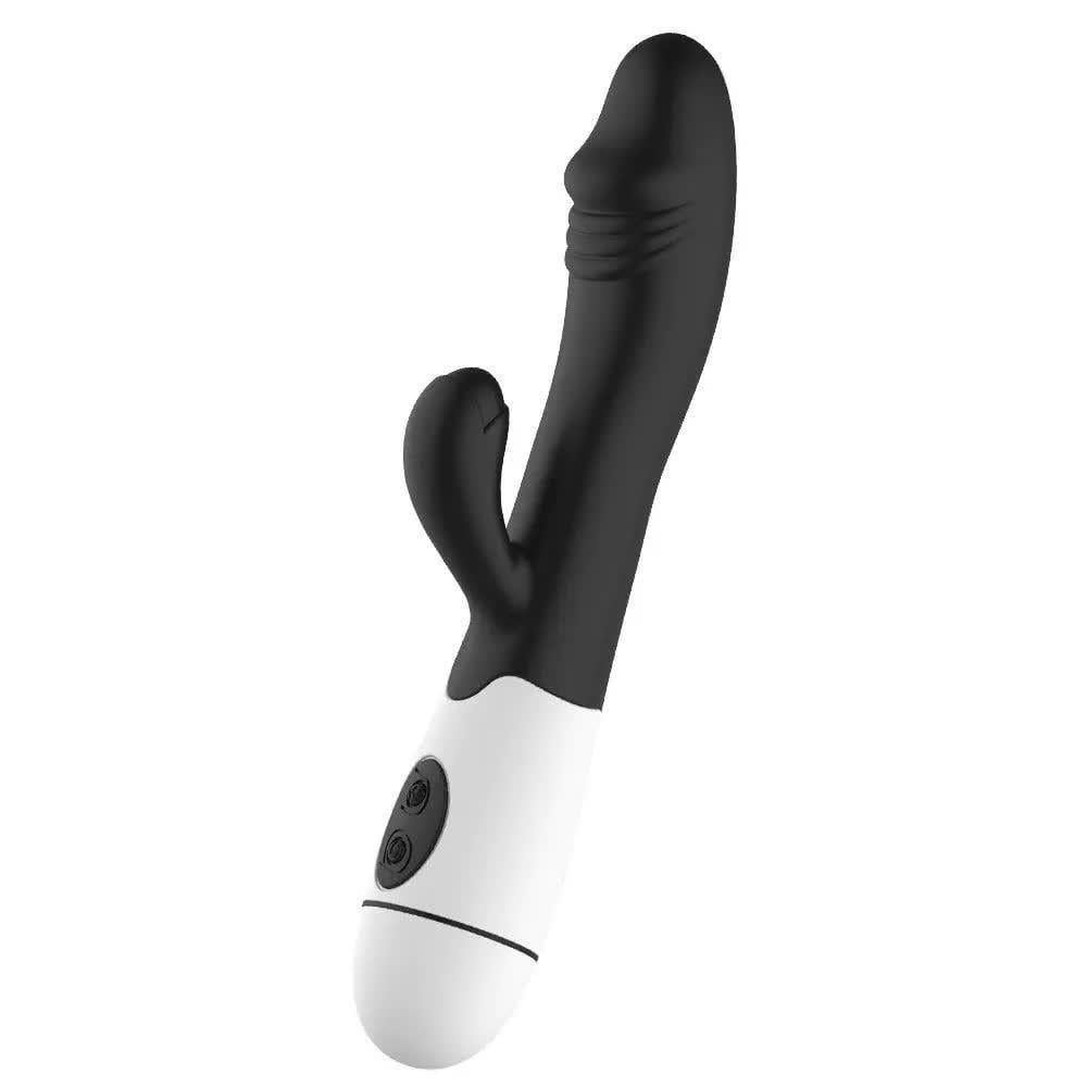Вибратор кролик Rabbit Vibrator Lilu Twix 19,5 см Черный (31002846)