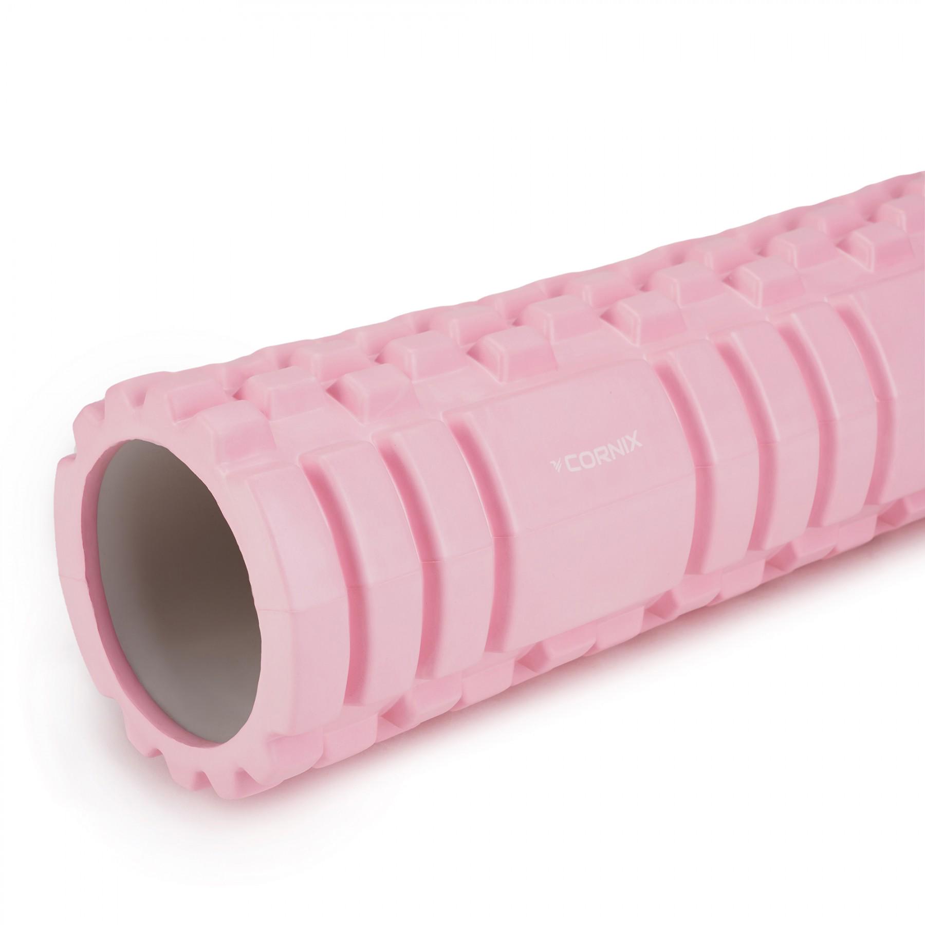 Массажный ролик Cornix EVA 45x14 см XR-0037 Light Pink (29339) - фото 3