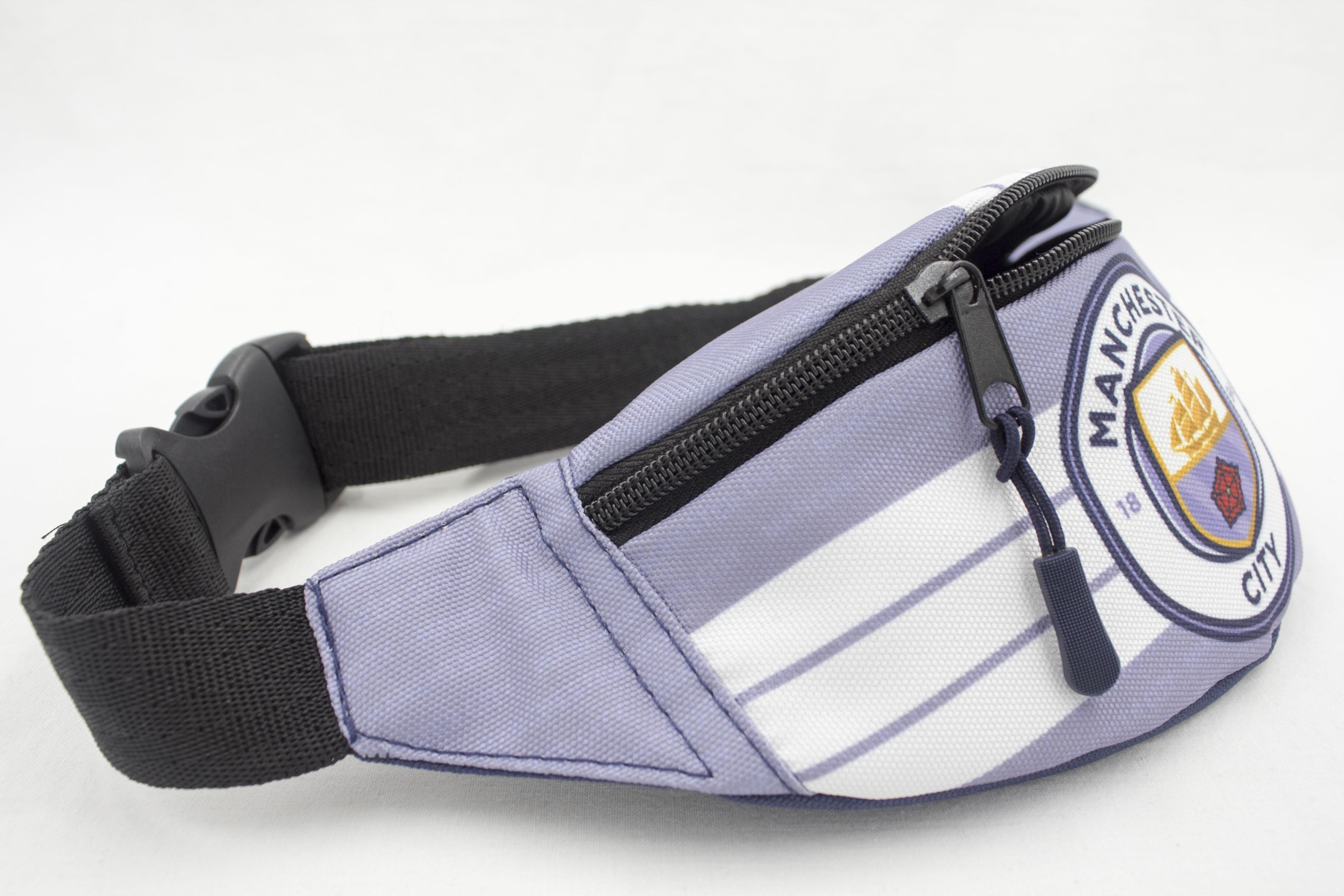 Бананка для хлопчика з регулюючим ремінцем 4-8 років ФК Манчестер Сіті Блакитно-білий (Д-029) - фото 3 Бананка для хлопчика з регулюючим ремінцем 4-8 років ФК Манчестер Сіті Блакитно-білий (Д-029) - фото 3