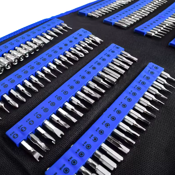 Викрутка з набором магнітних біт з чохлом 168в1 (2201468189) - фото 3