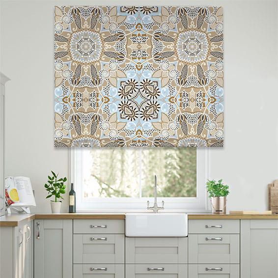 Римская штора система Classic InHt Принт 09-52 Узор 190х170 см Разноцветный (11047)