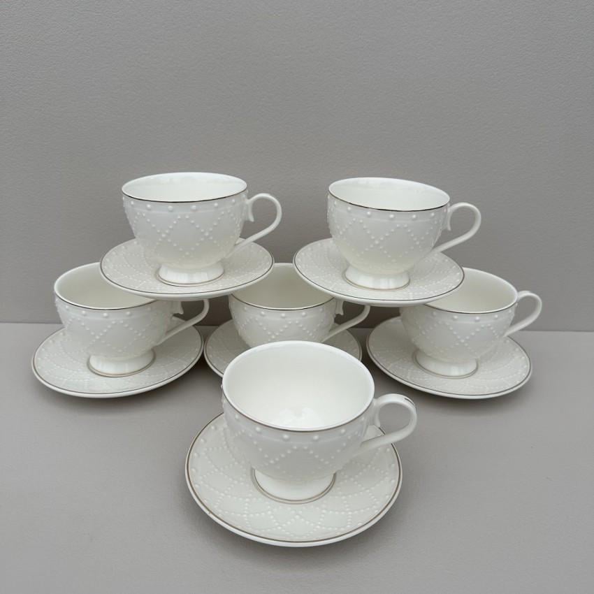 Сервіз чайний порцеляновий S&T 17162-00 Аделіна 250 мл 12 пр. (2656884591) - фото 4 Сервіз чайний порцеляновий S&T 17162-00 Аделіна 250 мл 12 пр. (2656884591) - фото 4