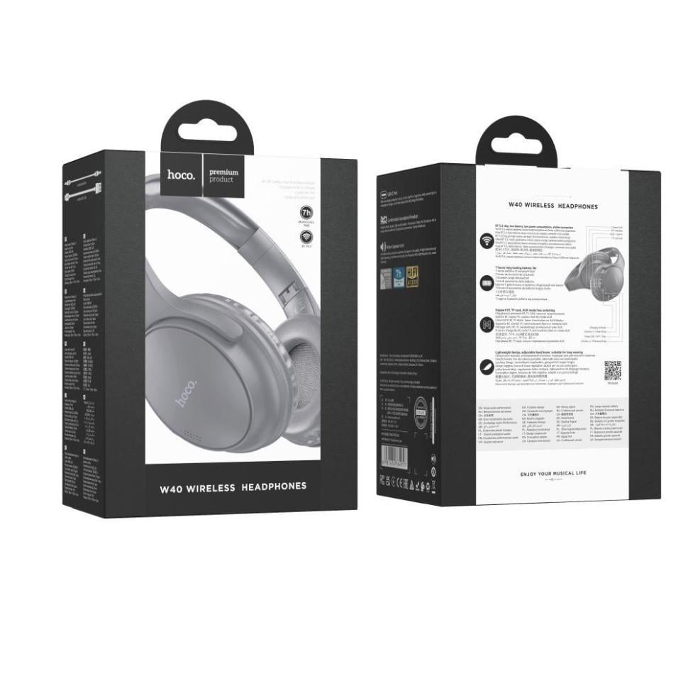 Наушники W40 Black (38234-01_343) - фото 2 Наушники W40 Black (38234-01_343) - фото 2