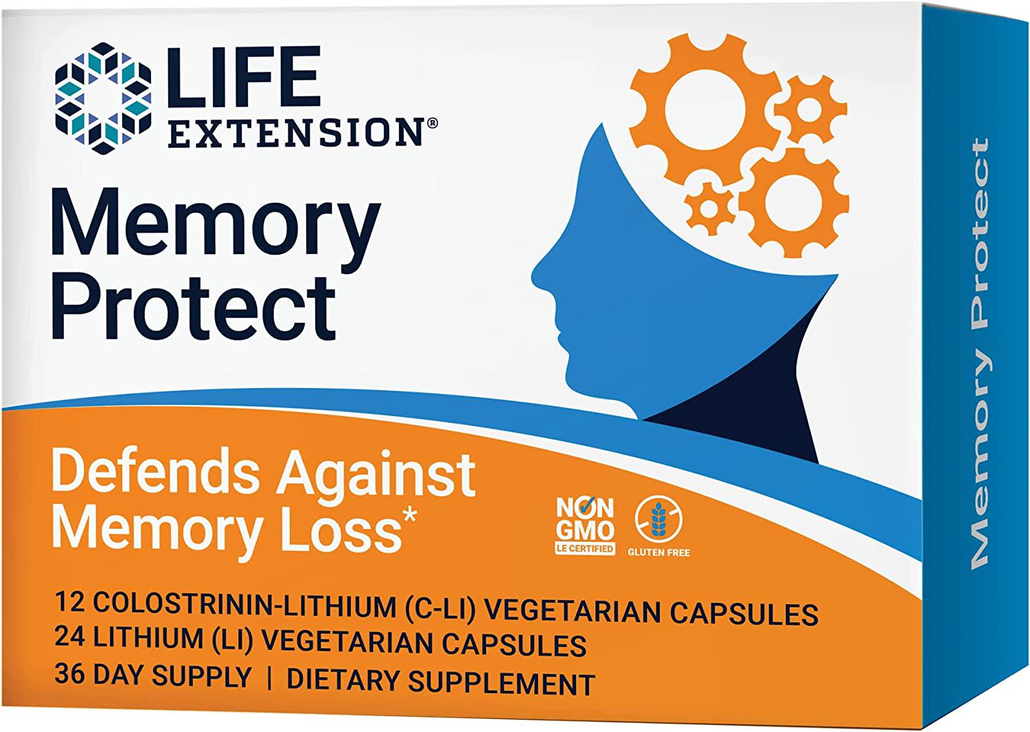 ᐉ Витамины для улучшения памяти Life Extension 36 капсул (00000036208)