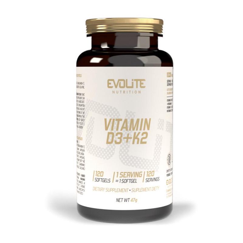 Витамины Evolite Nutrition D3 + K2 120 капс. (22224-01)