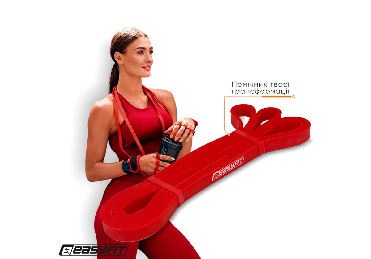 Гумова петля EasyFit 2-15 кг Червоний (EF-2654-2) - фото 7