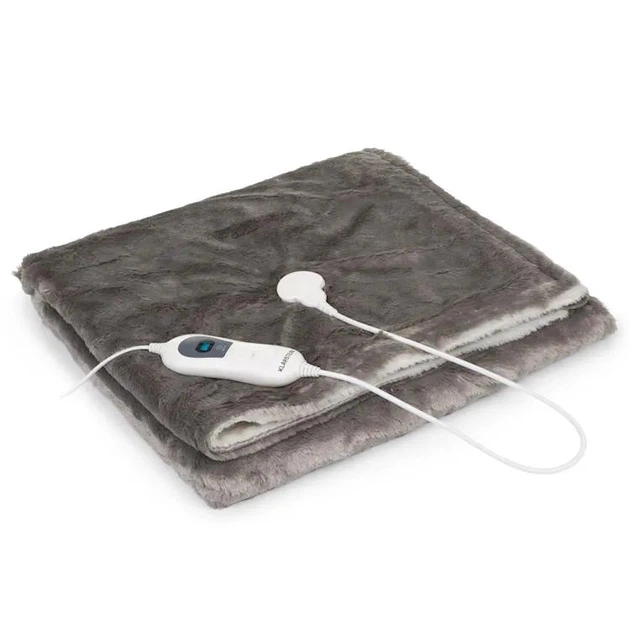 Одеяло электрическое Klarstein Watson SuperSoft 180х130 см Серый