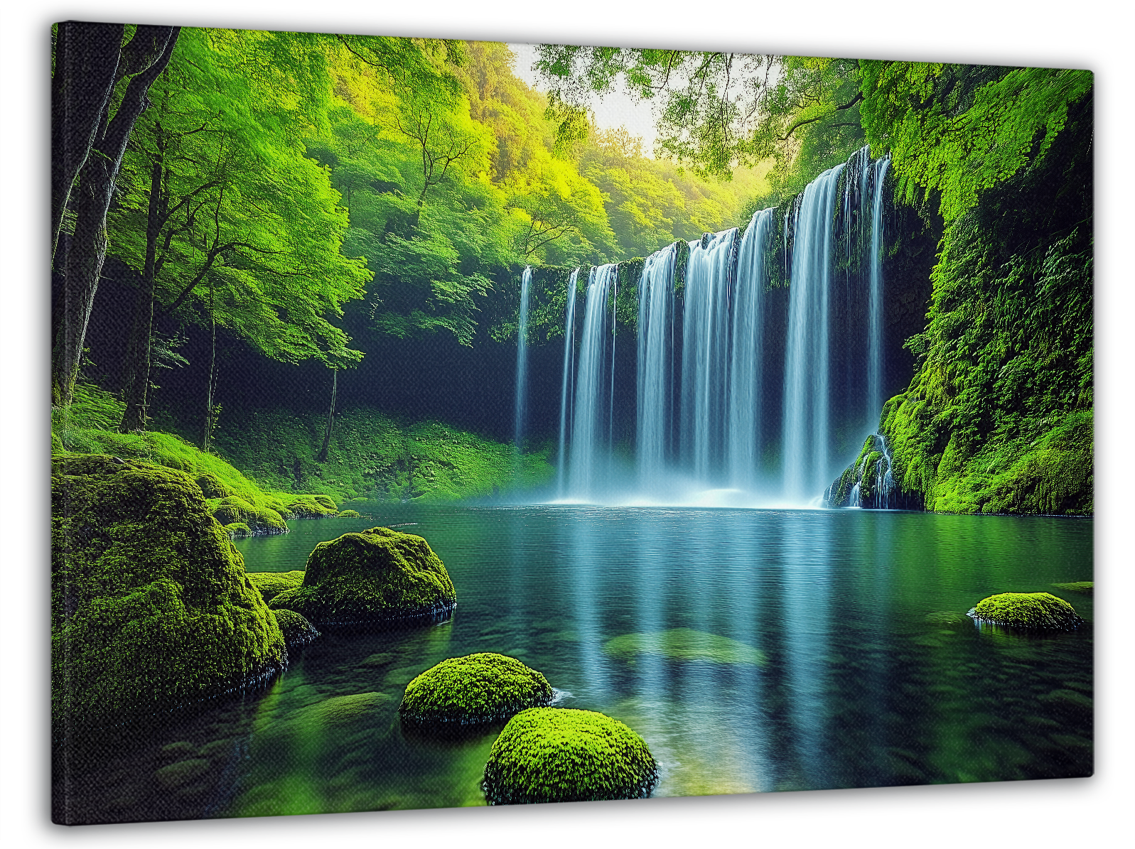 Картина на полотні Mako свіжість водоспаду 60x100 см (MK10536)