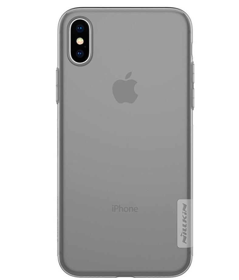 Чехол-накладка Nillkin Nature Series TPU Case for iPhone X/Xs, Gray