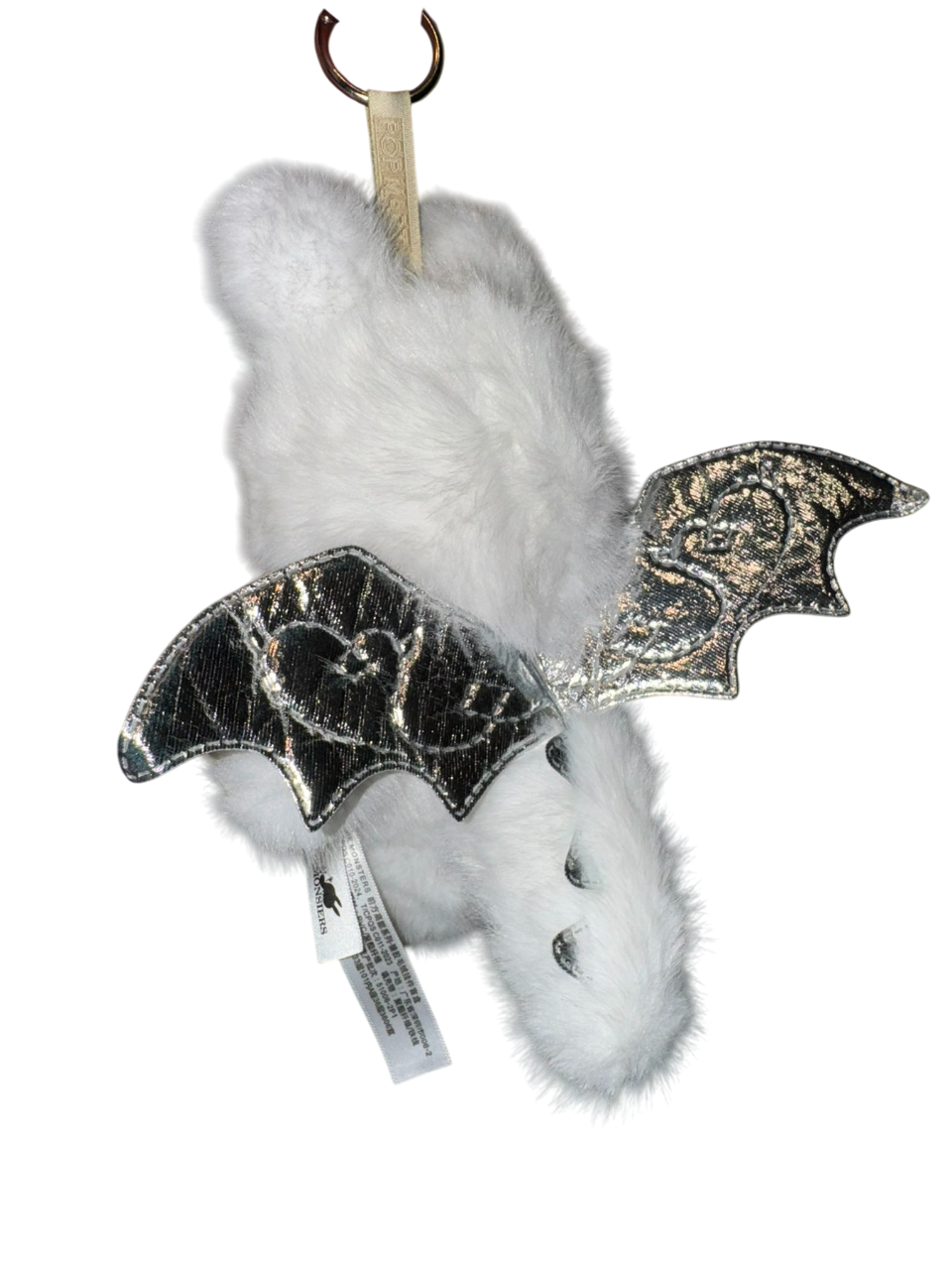 Мягкая игрушка брелок-подвеска монстр Дракон Лабубу 20 см Белый (2797715838) - фото 3 Мягкая игрушка брелок-подвеска монстр Дракон Лабубу 20 см Белый (2797715838) - фото 3