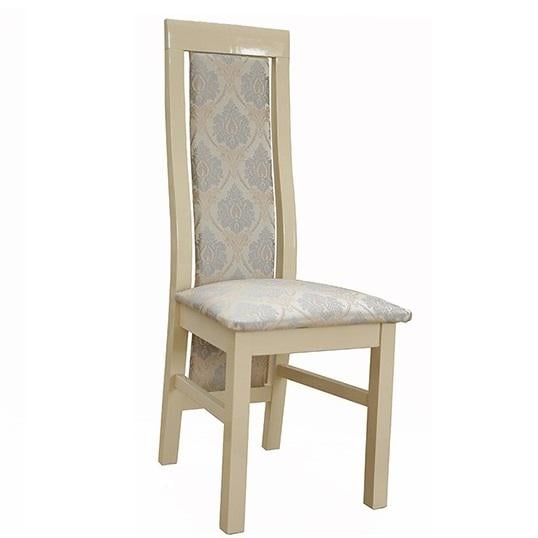 Стул кухонный Мікс Меблі Катрин Дерево/Ткань Джангл 1v1 KOM Слоновая кость/Бежевый