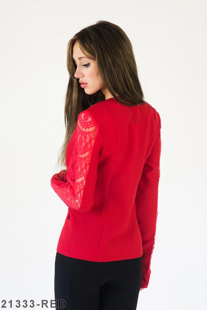 Пиджак женский Podium Darline 21333-RED XS Красный - фото 2 Пиджак женский Podium Darline 21333-RED XS Красный - фото 2
