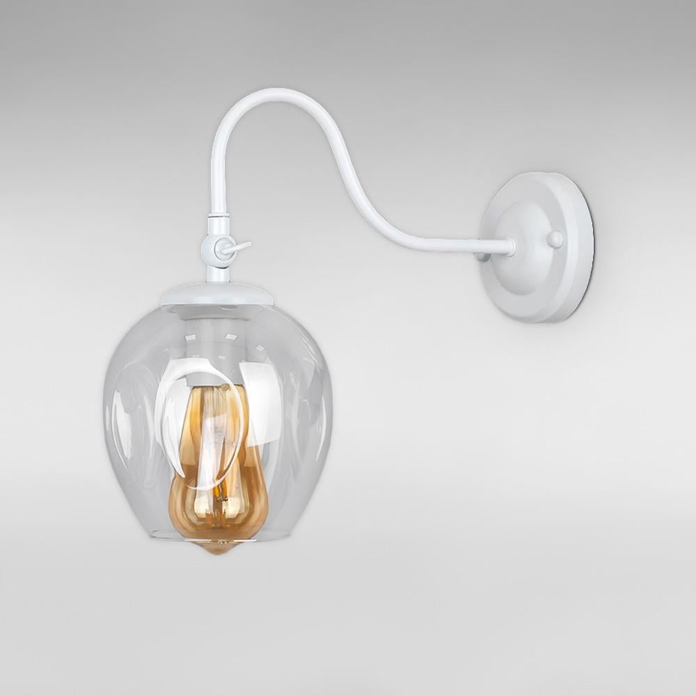 Світильник/бра настінний Light House LS-18142F3-1 WH/CL Білий/Прозорий