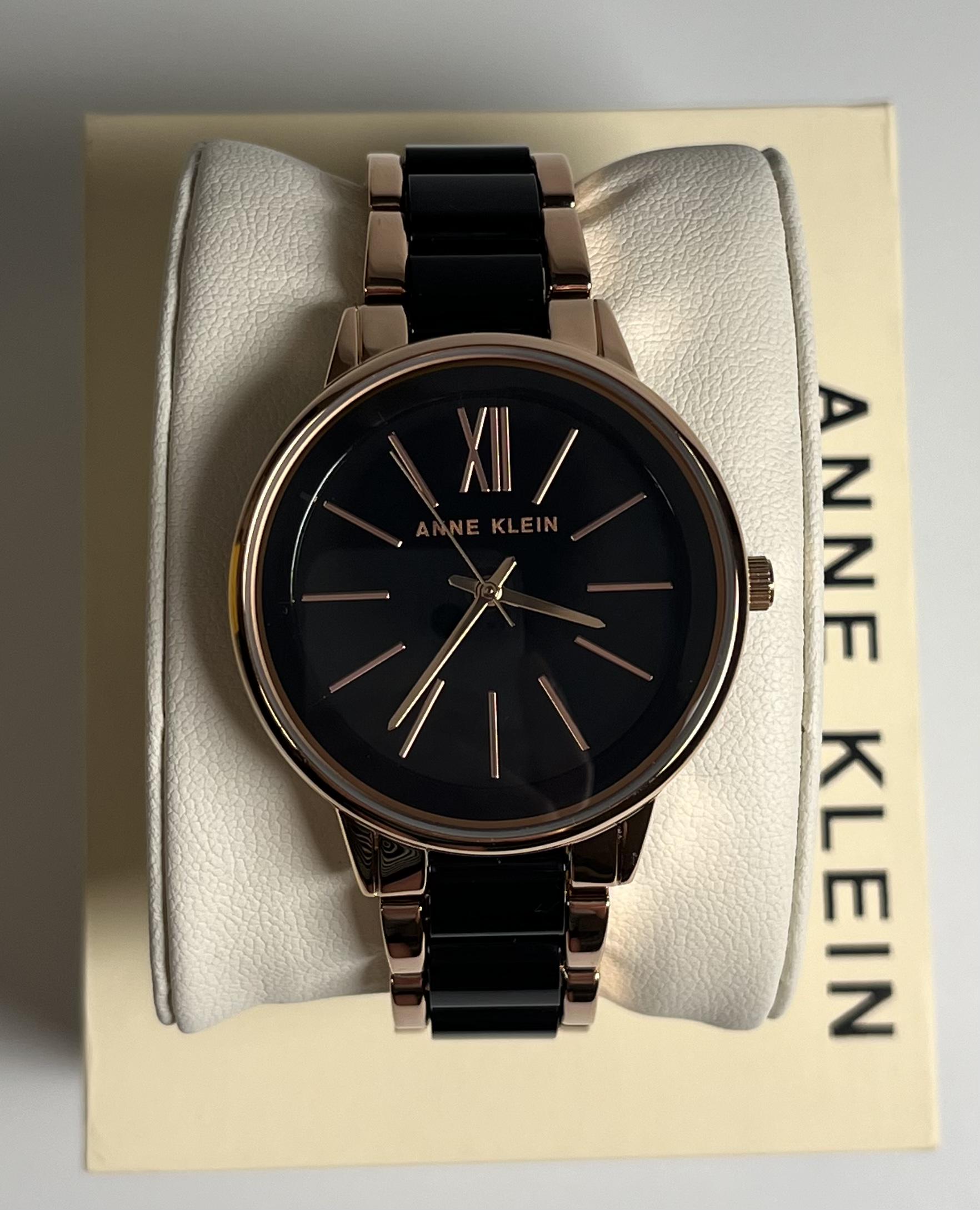 Часы женские наручные Anne Klein AK/1412BKRG Черный с золотистым (14125827) - фото 2