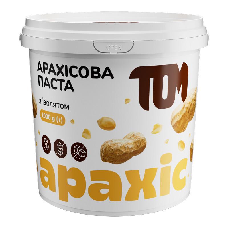 Арахисовая паста Tom Peanut Butter с изолятом 1000 г (18048-01)
