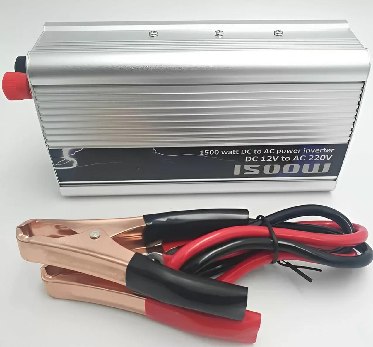 Інвертор автомобільний Power Inverter USB вихід 12-220 V 1500 W (13722939)