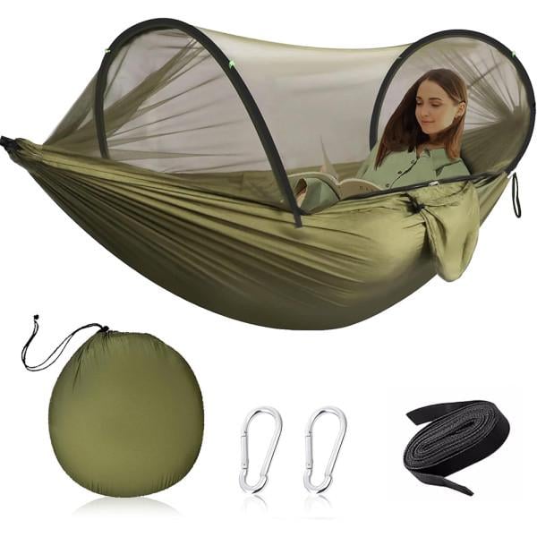 Гамак Corning с москитной сеткой нейлоновый 245х120 см выдерживает до 240 кг. (29437144) - фото 5