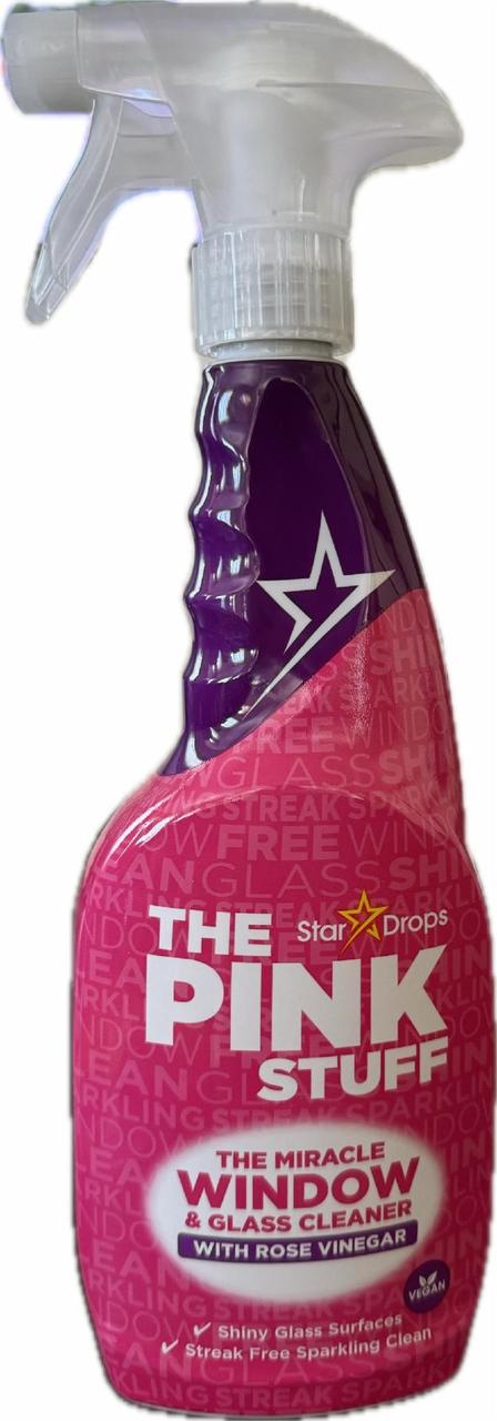 Спрей для миття вікон The Pink Stuff Window & Glass Cleaner with Rose Vinegar 750 мл (2458781777)