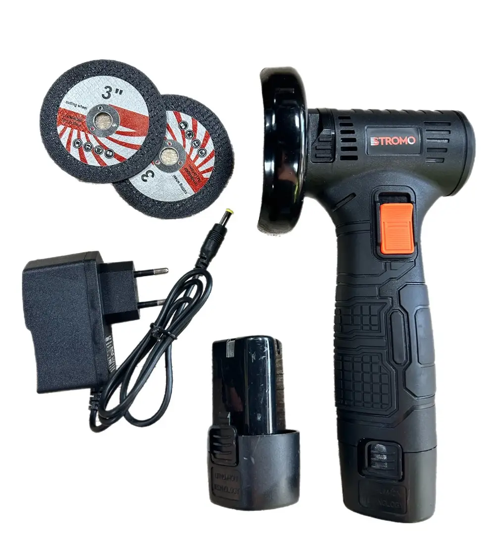 Шлифмашина аккумуляторная Stromo AGA-150 2 АКБ и ЗУ (300150)