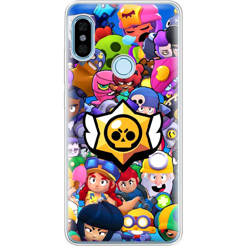 Чехол BoxFace Xiaomi Redmi Note 5 / Note 5 Pro Brawl Stars Прозрачный силикон (32971-up2389-32971)