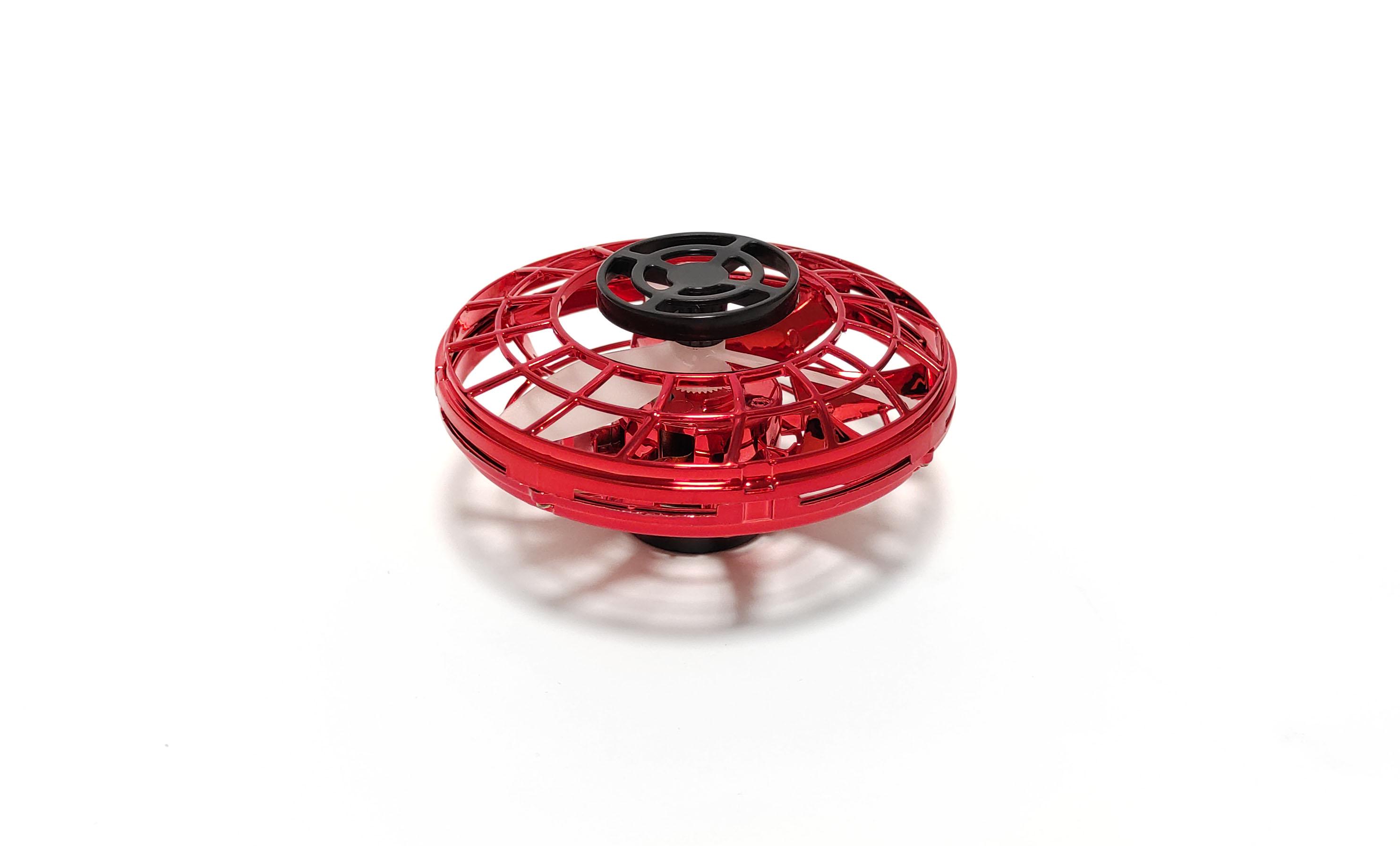 Летающая тарелка Star Toys UFO на сенсорном управлении от руки 9 см Красный (94331k)