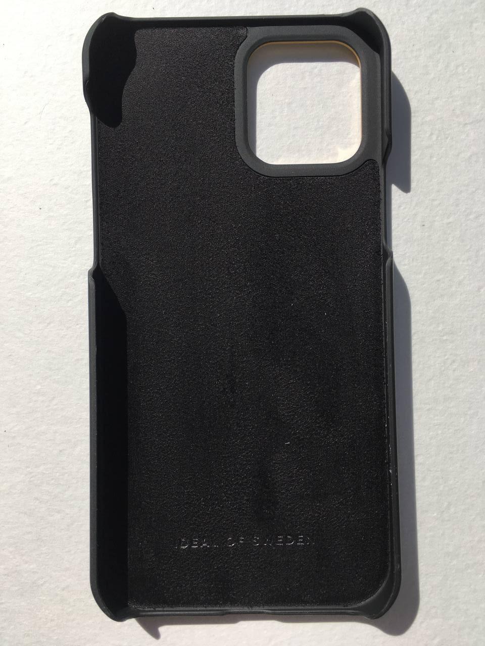 Чохол протиударний iDeal of Sweden Atelier IDACSS22-2061-236 для Iphone 12/12 Pro Neo Noir Croco (12089461) - фото 8