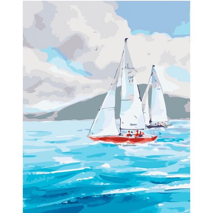 Картина по номерам Идейка Транспорт Мечта путешественника 40х50 см в термопакете (КНО2726-mt)