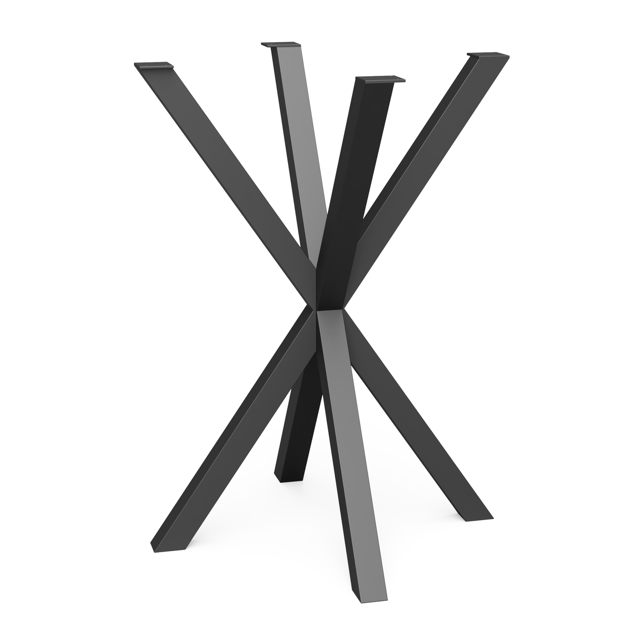 Каркас для стола из металла 550х550 мм H 730 мм Черный (1196) Каркас для стола из металла 550х550 мм H 730 мм Черный (1196)