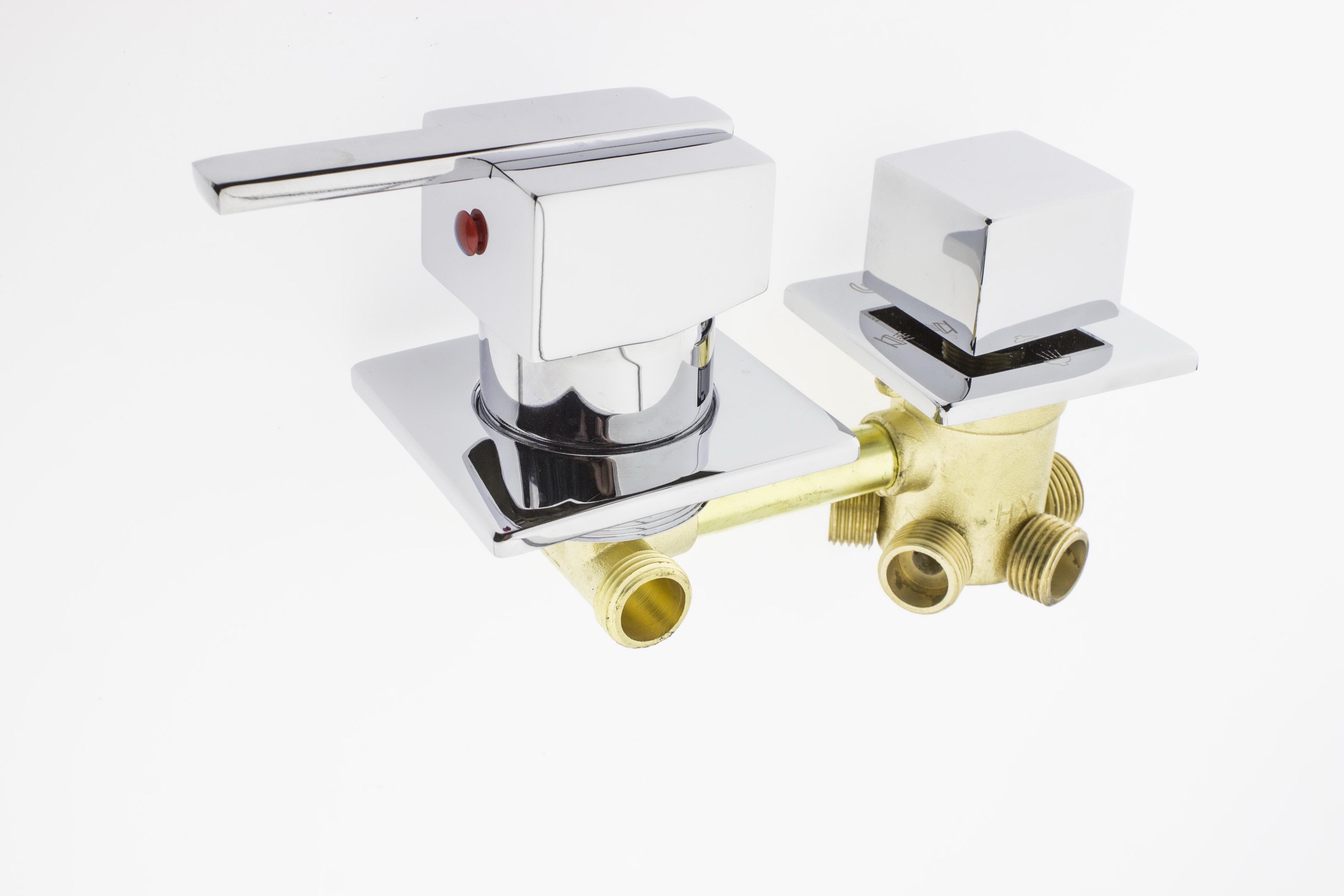 Змішувач для душової кабіни на п'ять положень під гайку у стійку душової кабіни (Г-5\10) - фото 4 Змішувач для душової кабіни на п'ять положень під гайку у стійку душової кабіни (Г-5\10) - фото 4