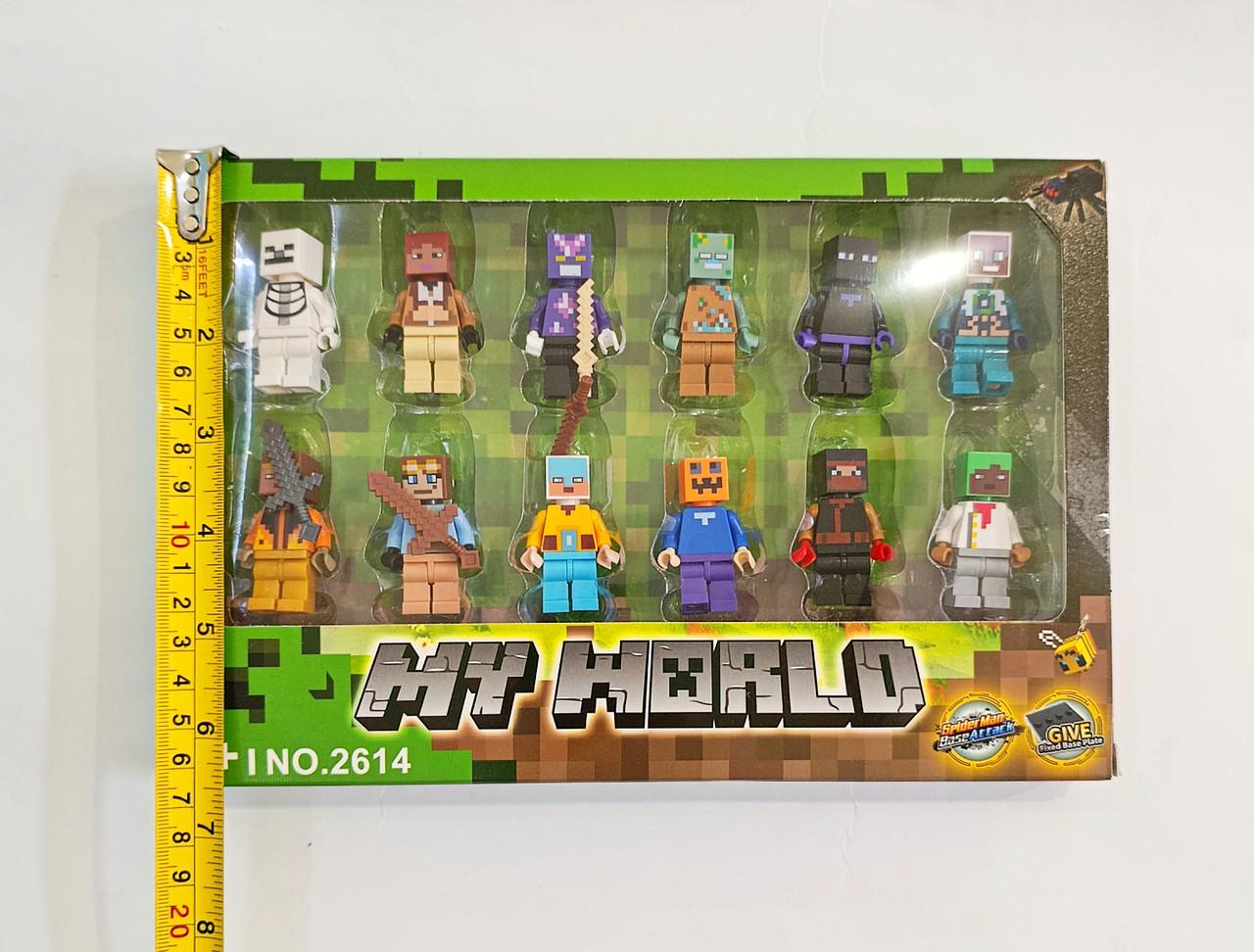Набор фигурок Майнкрафт My world 12 шт. - фото 6