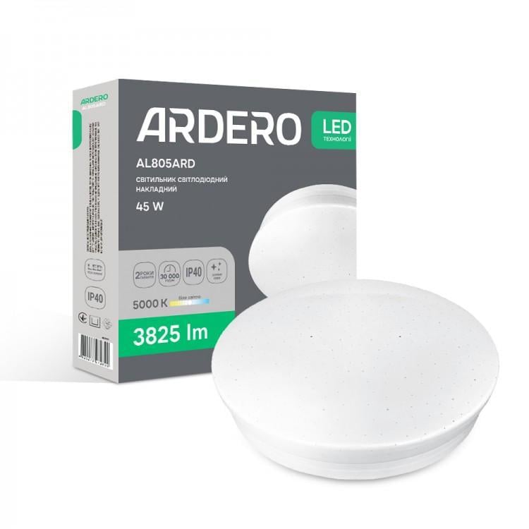 Светильник накладной светодиодный ARDERO Звездное небо AL805ARD 45 Вт 5000К ІР40 300x40 мм Белый (80297)