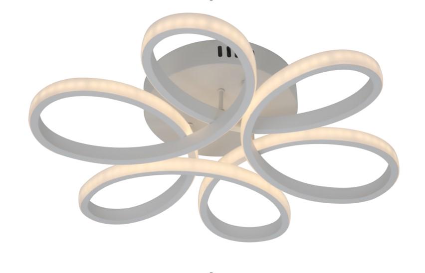 Люстра светодиодная Sirius N 1009-6S WT акриловая (000036485)