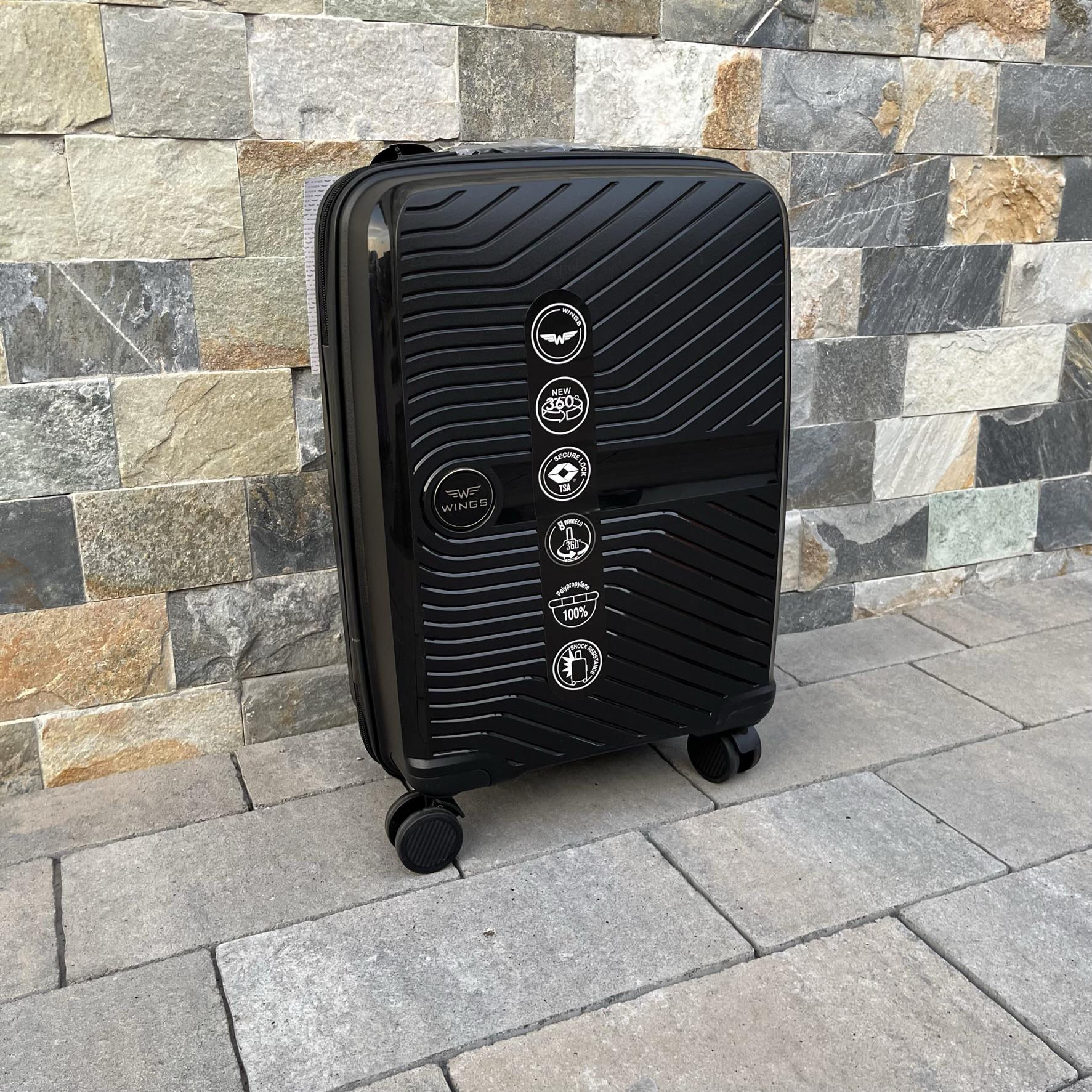 Валіза дорожня мала з поліпропілену Wings DQ181-04 S Чорний - фото 3 Валіза дорожня мала з поліпропілену Wings DQ181-04 S Чорний - фото 3