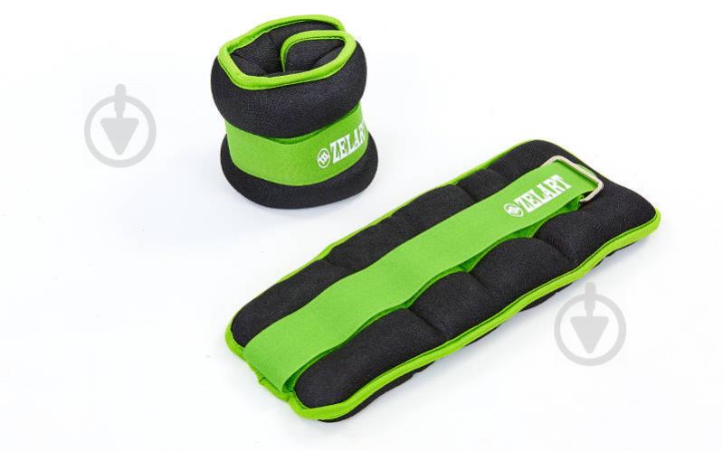 Утяжелители-манжеты для рук и ног planeta-sport Zelart FI-2502-2 (2 x 1кг) Салатовый 2 шт